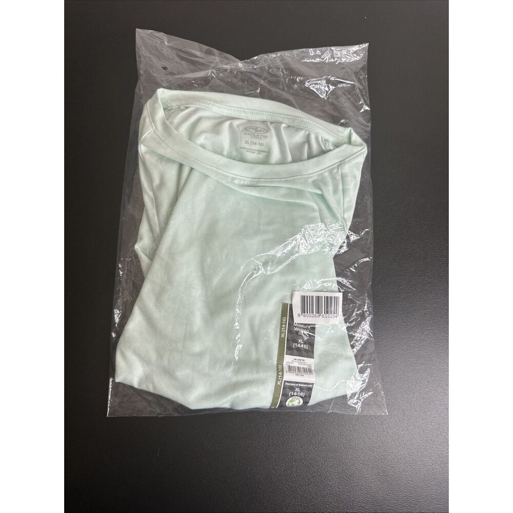 Athletic Works Women's Core Tee Size 14/16 "Pistachio Nougat" New With Tags